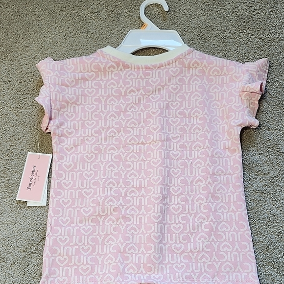 Juicy Couture Light Pink Kids Pajama Set - Picture 4 of 8